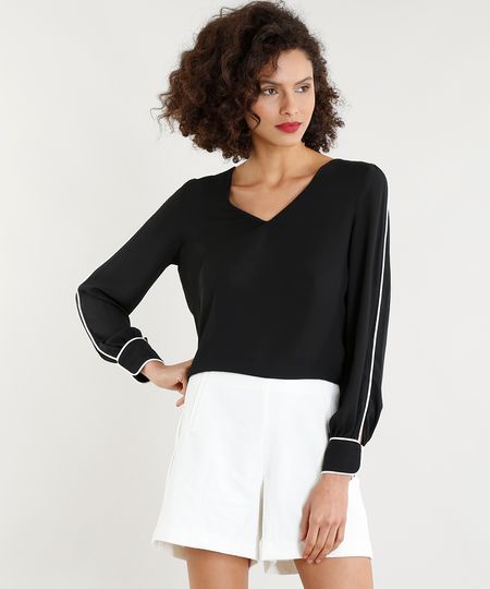 Blusa-Feminina-com-Vivo-Contrastante-Manga-Longa-Decote-V-Preta-9274114-Preto_1 Blusa-Feminina-com-Vivo-Contrastante-Manga-Longa-Decote-V-Preta-9274114-Preto_1