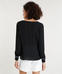 Blusa-Feminina-com-Vivo-Contrastante-Manga-Longa-Decote-V-Preta-9274114-Preto_2