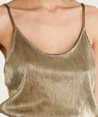 Regata-Feminina-Plissada-Metalizada-Alcas-Finas-Decote-Redondo-Dourada-9411484-Dourado_4