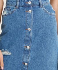 Saia-Jeans-Feminina-Midi-Destroyed-com-Botoes-Azul-Medio-9346386-Azul_Medio_4