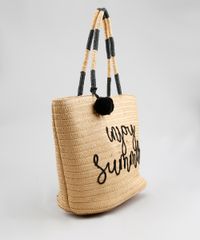 Bolsa-Shopper-Feminina-de-Palha--Enjoy-Summer--com-Pompom-Bege-9197899-Bege_3