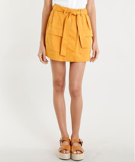 Short-Saia-Feminino-Clochard-com-Faixa-de-Amarrar-Mostarda-9372331-Mostarda_1
