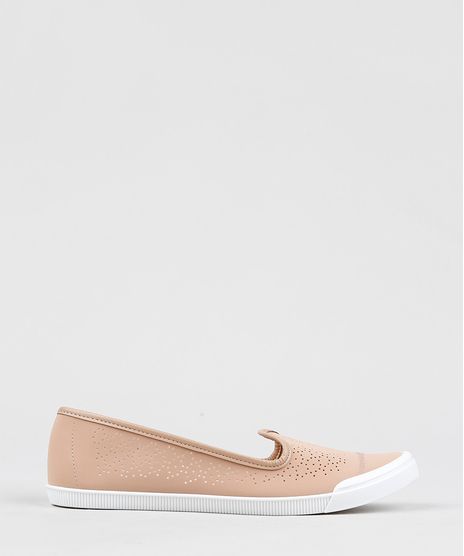 Slipper-Feminino-Moleca-com-Micro-Furos-Bege-Escuro-9305144-Bege_Escuro_1