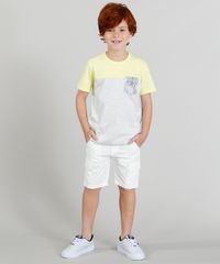 Camiseta-Infantil-com-Bolso-Estampado-Manga-Curta-Cinza-Mescla-Claro-9361238-Cinza_Mescla_Claro_3