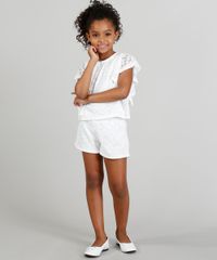 Conjunto-Infantil-de-Blusa---Short-em-Renda-Floral-Branco-9324057-Branco_3