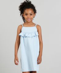 Vestido-em-Jeans-Infantil-com-Babado-Azul-Claro-9329128-Azul_Claro_1