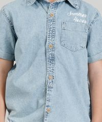 Camisa-Jeans-Infantil--Summer-4ever--Manga-Curta-Gola-Esporte-Azul-Claro-9320862-Azul_Claro_4 Camisa-Jeans-Infantil--Summer-4ever--Manga-Curta-Gola-Esporte-Azul-Claro-9320862-Azul_Claro_4