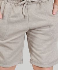 Bermuda-de-Moletom-Infantil-com-Cordao-de-Ajuste-Kaki-9212006-Kaki_4