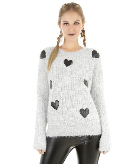 Sueter-em-Trico-com-Coracoes-Cinza-Claro-8208588-Cinza_Claro_1 Sueter-em-Trico-com-Coracoes-Cinza-Claro-8208588-Cinza_Claro_1