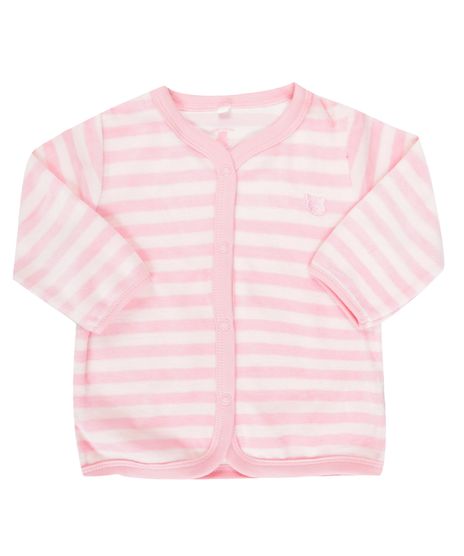 Cardigan-Listrado-em-Plush-de-Algodao---Sustentavel-Rosa-Claro-8184920-Rosa_Claro_1
