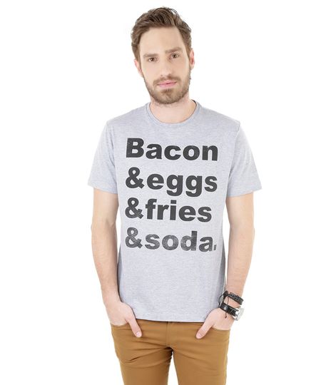 Camiseta--Bacon---Eggs--Cinza-Mescla-8304761-Cinza_Mescla_1 Camiseta--Bacon---Eggs--Cinza-Mescla-8304761-Cinza_Mescla_1