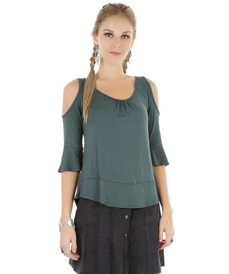 Blusa-Open-Shoulder-Verde-Escuro-8327294-Verde_Escuro_1 Blusa-Open-Shoulder-Verde-Escuro-8327294-Verde_Escuro_1