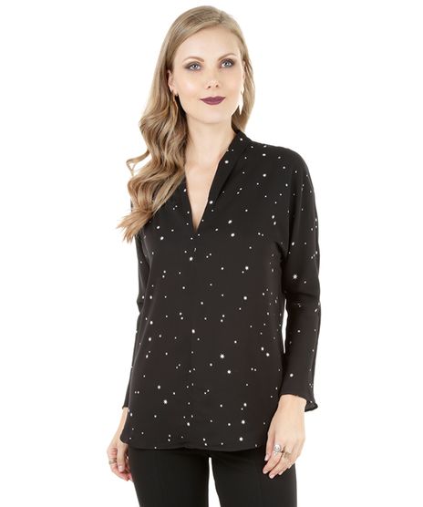 Blusa-Estampada-de-Estrelas-Preta-8232725-Preto_1