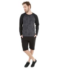 Camiseta-Longa-Floral-Preta-8343779-Preto_3