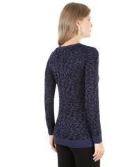 Sueter-Animal-Print-em-Trico-Azul-Escuro-8174635-Azul_Escuro_2