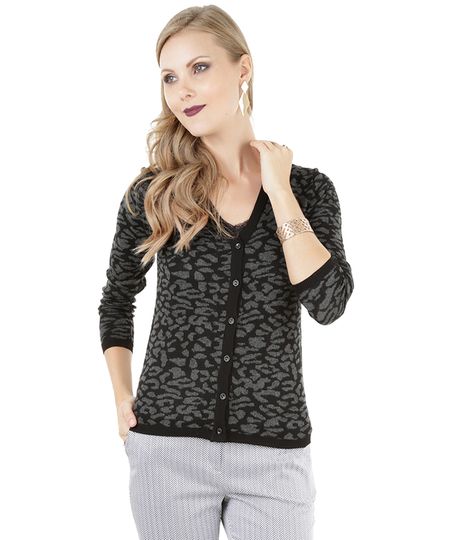 Cardigan-Animal-Print-em-Trico-Preto-8168342-Preto_1 Cardigan-Animal-Print-em-Trico-Preto-8168342-Preto_1