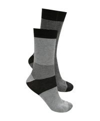 Kit-de-2-Pares-de-Meias-Listradas-Cinza-8269236-Cinza_1