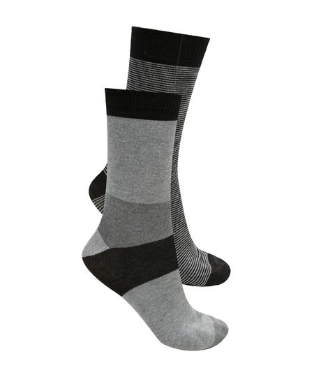 Kit-de-2-Pares-de-Meias-Listradas-Cinza-8269236-Cinza_1