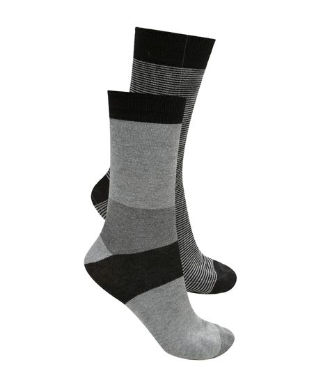 Kit-de-2-Pares-de-Meias-Listradas-Cinza-8269236-Cinza_1
