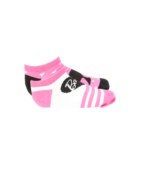 Kit-de-2-Pares-de-Meias-Soquete-Barbie-Rosa-8311935-Rosa_1