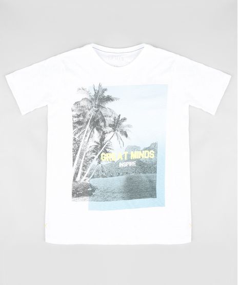 Camiseta-Infantil-com-Estampa-de-Paisagem-Manga-Curta-Gola-Careca-Branca-9328774-Branco_1