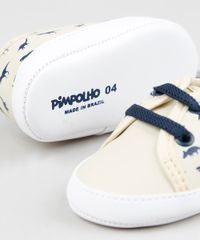 Tenis-Infantil-Pimpolho-Estampado-de-Dinossauros-Bege-Claro-9438600-Bege_Claro_5