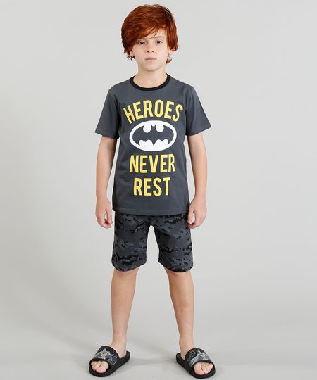 Pijama-Infantil-Batman-Camuflado-Manga-Curta-Cinza-9341830-Cinza_1
