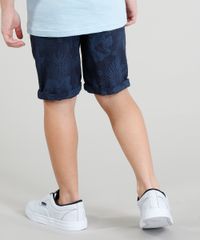 Bermuda-Infantil-Estampada-Tropical-com-Cinto-de-Lona-Azul-Marinho-9313620-Azul_Marinho_2
