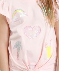 Blusa-Infantil-com-Paetes-e-Babado-Manga-Curta-Decote-Redondo-Rose-9311836-Rose_4