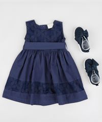 Vestido-Infantil-Bordado-Floral-com-Laco-Sem-Manga-Azul-Marinho-9378648-Azul_Marinho_3