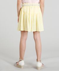Short-Infantil-Estampado-Xadrez-Vichy-com-Cinto-Trancado-Amarelo-Claro-9182778-Amarelo_Claro_2