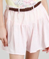 Short-Infantil-Estampado-Xadrez-Vichy-com-Cinto-Trancado-Rosa-Claro-9182779-Rosa_Claro_4