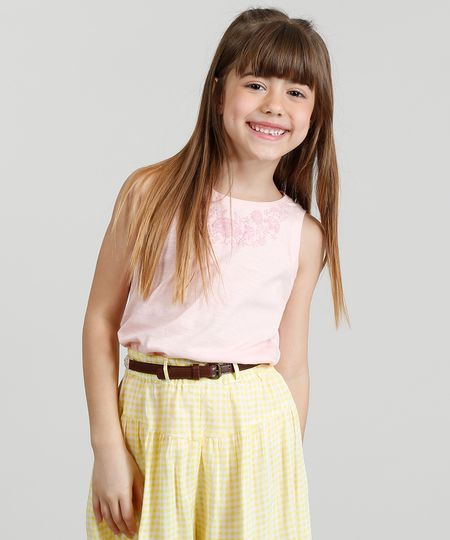 Regata-Infantil-com-Estampa-Floral-Decote-Redondo-Rose-9323099-Rose_1