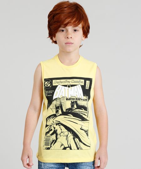 Regata-Infantil-Batman-Quadrinhos-Gola-Careca-Amarela-9279804-Amarelo_1