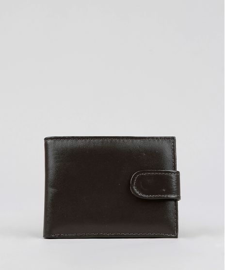 Carteira-Masculina-em-Couro-com-Fechamento-Marrom-9386168-Marrom_1