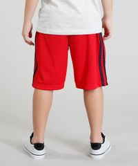 Bermuda-Infantil-Esportiva-Basica-com-Listras-Laterais-Vermelha-9365013-Vermelho_2
