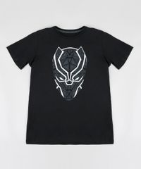 Camiseta-Infantil-Pantera-Negra-Manga-Curta-Gola-Careca-Preta-9391663-Preto_1