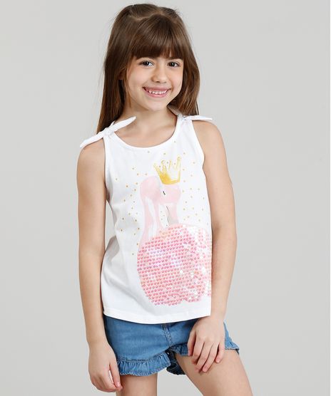Regata-Infantil-Flamingo-com-Paete-Dupla-Face-Decote-Redondo-Branca-9311824-Branco_1