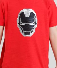 Camiseta-Infantil-Homem-de-Ferro-com-Paete-Dupla-Face-Manga-Curta-Gola-Careca-Vermelha-9375161-Vermelho_4