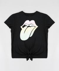 Blusa-Infantil-The-Rolling-Stones-com-No-Manga-Curta-Decote-Redondo-Preta-9317516-Preto_1
