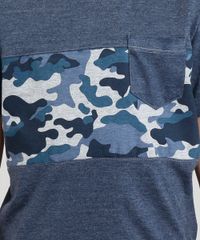 Camiseta-Infantil-com-Estampa-Camuflada-com-Bolso-Manga-Curta-Gola-Careca-Azul-Marinho-9370198-Azul_Marinho_4