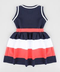 Vestido-Infantil-com-Laco-e-Listras-Sem-Manga-Decote-Redondo-Azul-Marinho-9396024-Azul_Marinho_2