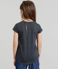 Blusa-Infantil-LOL-Surprise-com-Paete-Dupla-Face-Manga-Curta-Decote-Redondo-Cinza-Mescla-Escuro-9297075-Cinza_Mescla_Escuro_2