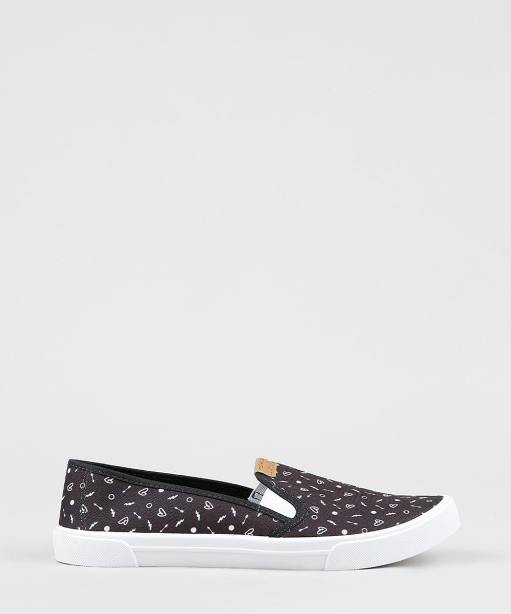 tenis slip on feminino moleca