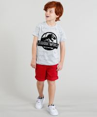 Camiseta-Infantil-Jurassic-World-Estampada-Manga-Curta-Gola-Careca-Cinza-Mescla-Claro-9327943-Cinza_Mescla_Claro_3