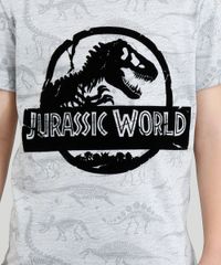 Camiseta-Infantil-Jurassic-World-Estampada-Manga-Curta-Gola-Careca-Cinza-Mescla-Claro-9327943-Cinza_Mescla_Claro_4
