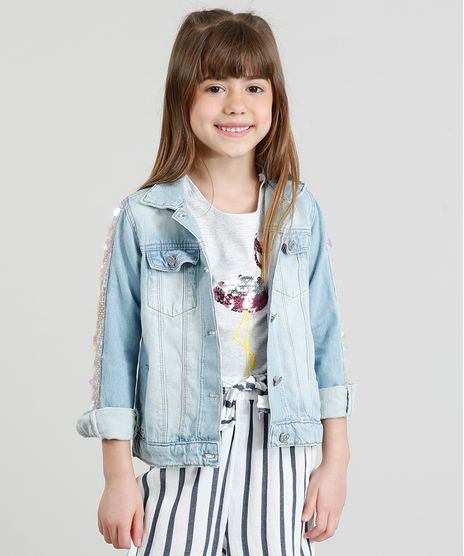 Jaqueta-Jeans-Infantil-com-Paetes-Manga-Longa-Azul-Claro-9320866-Azul_Claro_1