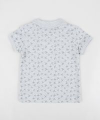 Polo-Infantil-em-Piquet-Estampada-de-Avioes-Manga-Curta-Cinza-Mescla-9168741-Cinza_Mescla_2