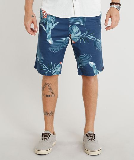 Bermuda-Masculina-Estampada-Floral-Azul-Marinho-9308306-Azul_Marinho_1