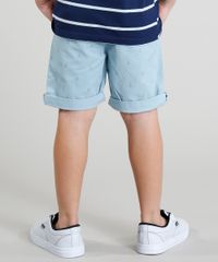Bermuda-Infantil-Estampada-Ancoras-com-Cinto-Lona-Listrado-Azul-Claro-9196198-Azul_Claro_2